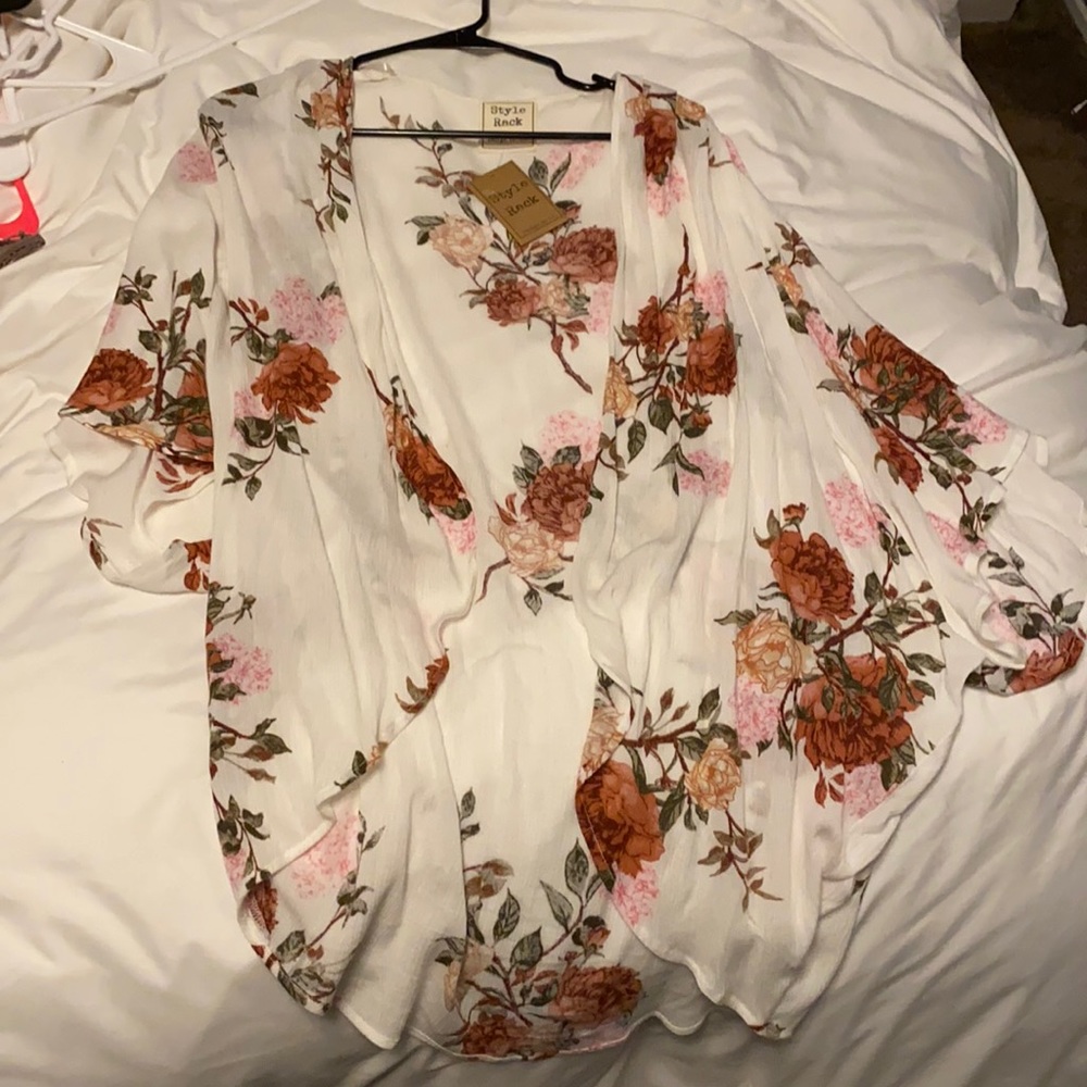 Floral cardigan